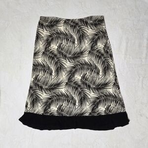 AMANDA Island Skirt Maxi Size 2X Stretchy Bohemian Vaca Semi-Casual USA Vintage